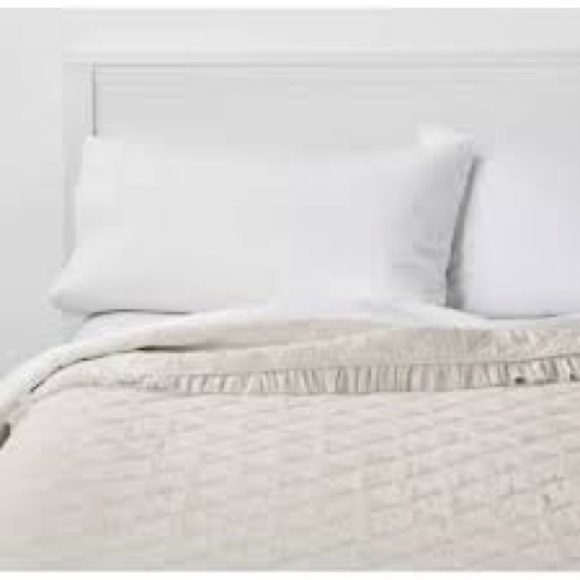 Threshold Vintage Washed Ruffle Quilt - Queen | 5976528 Natural - Picture 1 of 7